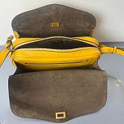 BALENCIAGA | Smooth Calfskin Medium Le 7 Shoulder Bag Yellow - 4
