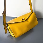 BALENCIAGA | Smooth Calfskin Medium Le 7 Shoulder Bag Yellow - 3