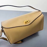 BALENCIAGA | Smooth Calfskin Medium Le 7 Shoulder Bag Beige - 2
