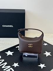 CHANEL | Super Mini lunchbox-style charm bag in brown - 1