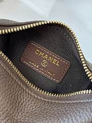 CHANEL | Super Mini lunchbox-style charm bag in brown - 5