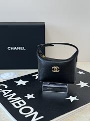 CHANEL | Super Mini lunchbox-style charm bag in black - 1