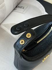 CHANEL | Super Mini lunchbox-style charm bag in black - 5