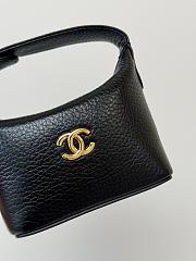 CHANEL | Super Mini lunchbox-style charm bag in black - 3