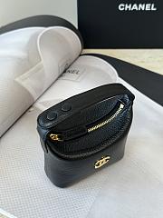 CHANEL | Super Mini lunchbox-style charm bag in black - 2