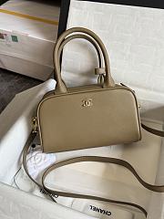 CHANEL | Mini Bowling Bag In Beige  - 6