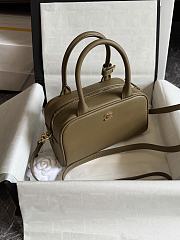 CHANEL | Mini Bowling Bag In Beige  - 4