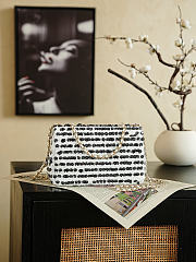CHANEL | Camellia Sequin Mini Flap Bag  - 3