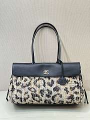 CHANEL | Small Shopping Bag Black & Cream Tweed - 1