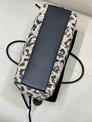 CHANEL | Small Shopping Bag Black & Cream Tweed - 6