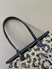 CHANEL | Small Shopping Bag Black & Cream Tweed - 5