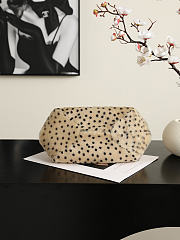 CHANEL | Pony Hair Cheetah Print Pretty CC Clutch With Strap Light Beige Black - 3
