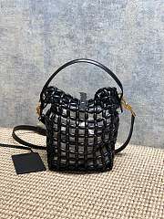 YSL | Le 5 A 7 Beaded Wood Hobo Bag Black - 6