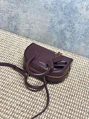 YSL | Burgundy Mini SAC DE JOUR boston in BOX SAINT LAURENT - 6
