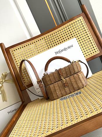 YSL | Mini Gaby Vanity Bag In Raffia