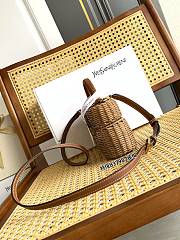 YSL | Mini Gaby Vanity Bag In Raffia - 3