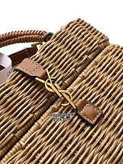 YSL | Mini Gaby Vanity Bag In Raffia - 2