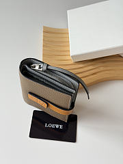 LOEWE | Leather Vertical Wallet Gray - 6