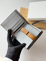 LOEWE | Leather Vertical Wallet Gray - 4