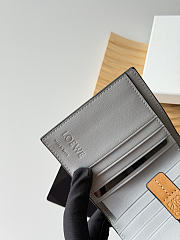 LOEWE | Leather Vertical Wallet Gray - 3