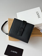 LOEWE | Leather Vertical Wallet Black - 6