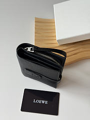 LOEWE | Leather Vertical Wallet Black - 3