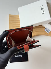 LOEWE | Leather Vertical Wallet Dark Blue - 6