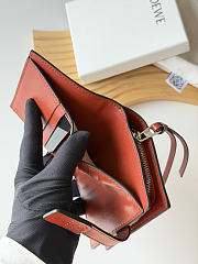LOEWE | Leather Vertical Wallet Dark Blue - 3