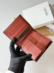 LOEWE | Leather Vertical Wallet Dark Blue - 2