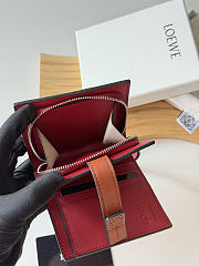 LOEWE | Leather Vertical Wallet Brown - 3