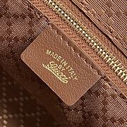 GUCCI | 28 Borsetto boston bag chestnut leather - 4