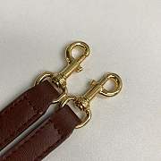 GUCCI | 28 Borsetto boston bag chestnut leather - 5
