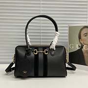 GUCCI | 28 Borsetto boston bag black leather - 1