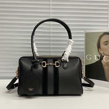 GUCCI | 28 Borsetto boston bag black leather