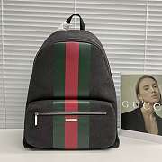 GUCCI | Positano large backpack in black canvas - 1