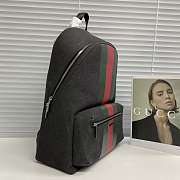 GUCCI | Positano large backpack in black canvas - 6