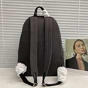 GUCCI | Positano large backpack in black canvas - 2