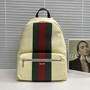 GUCCI | Positano large backpack in Ivory canvas - 1