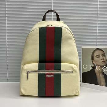 GUCCI | Positano large backpack in Ivory canvas
