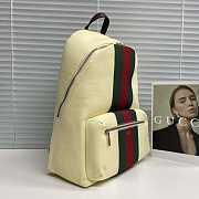 GUCCI | Positano large backpack in Ivory canvas - 2