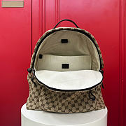 GUCCI | Medium GG Backpack In Beige Canvas - 3