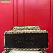 GUCCI | Medium GG Backpack In Beige Canvas - 4