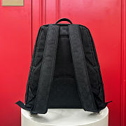 GUCCI | Medium GG Backpack In Black Canvas - 3