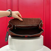 GUCCI | Paparazzo medium top handle bag dark brown - 3