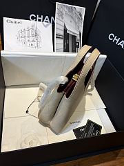 CHANEL | Calfskin Chic Lady Small Shopping Tote In Beige - 5