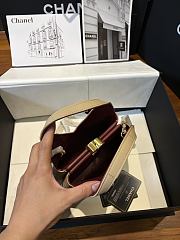 CHANEL | Calfskin Chic Lady Small Shopping Tote In Beige - 2