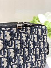 DIOR | Bag with zipper and shoulder strap black - 5