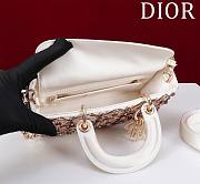 DIOR | Lady D-Joy Small Embroidered with Tassels Light Pink - 5