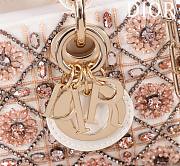 DIOR | Lady D-Joy Small Embroidered with Tassels Light Pink - 2