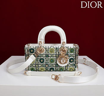 DIOR | Lady D-Joy Small Embroidered with Tassels Green